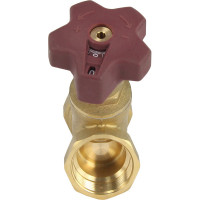 Балансировочный латунный клапан DN.ru КБЛР Ду32 Ру16 усиленный, муфтовый D080-00506