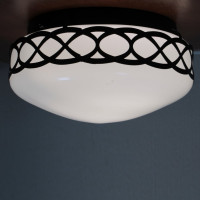 Светильник ЭЛЕТЕХ Аманда 220 НПО 22-60-240 опал декор черн муар ИУ 1005150531