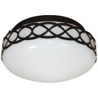 Светильник ЭЛЕТЕХ Аманда 220 НПО 22-60-240 опал декор черн муар ИУ 1005150531