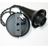 Светильник ЭЛЕТЕХ "Винтаж 245 НСБ 72-60 М56 Розовое вино /шнур черн. ИУ 1005404263