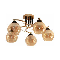 Светильник ЭЛЕТЕХ Лия/5 зол. НПБ 01-5x60-128 Е27 ИУ 1005404365