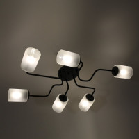 Светильник ЭЛЕТЕХ Техно 162 черный  (Плафон 8461) НСБ 01-6x60-114 Е27 ИУ 1005404589