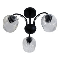 Светильник ЭЛЕТЕХ Берта 131 черный муар (Плафон 8270) НСБ 01-3x60-158 Е27 ИУ 1005404646