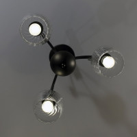 Светильник ЭЛЕТЕХ Берта 131 черный муар (Плафон 8270) НСБ 01-3x60-158 Е27 ИУ 1005404646