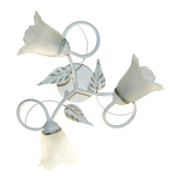 Потолочный светильник ЭЛЕТЕХ Бонни 131 белый, золото (плафон 3316) НПБ 01-3x60-205 Е14 ИУ 1005404781