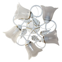 Потолочный светильник ЭЛЕТЕХ Бонни 151 белый, золото (плафон П0472) НПБ 01-5x60-153 Е27 ИУ 1005404779