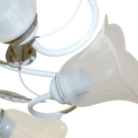 Потолочный светильник ЭЛЕТЕХ Бонни 151 белый, золото (плафон П0472) НПБ 01-5x60-153 Е27 ИУ 1005404779