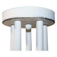 Потолочный светильник ЭЛЕТЕХ Бонни 151 белый, золото (плафон П0472) НПБ 01-5x60-153 Е27 ИУ 1005404779