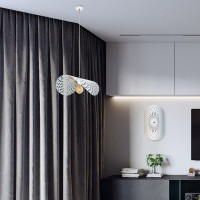 Подвесной светильник ЭЛЕТЕХ Наоми 211 белый муар НСБ 01-60-166 Е27 ИУ 1005404813