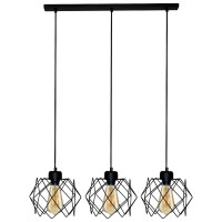 Подвесной светильник ЭЛЕТЕХ Сигма 231 черный муар НСБ 01-3x60-161 Е27 ИУ 1005404791