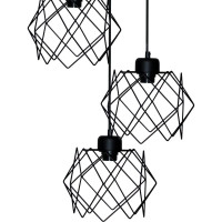 Подвесной светильник ЭЛЕТЕХ Сигма 232 черный муар НСБ 01-3x60-163 Е27 ИУ 1005404792