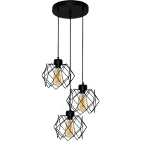 Подвесной светильник ЭЛЕТЕХ Сигма 232 черный муар НСБ 01-3x60-163 Е27 ИУ 1005404792