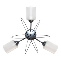 Светильник ЭЛЕТЕХ Орбиталь 131 хром (Плафон 8461) НСБ 01-3x60-177 Е27 ИУ 1005404582