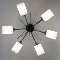 Светильник ЭЛЕТЕХ Орбиталь 161 хром (Плафон 8461) НСБ 01-6x60-106 Е27 ИУ 1005404584