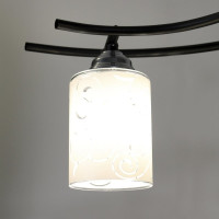 Потолочный светильник ЭЛЕТЕХ Стиль 131 черн.(Плафон 8498) НПБ 01-3x60-178 Е27 [ИМ] 1005405038