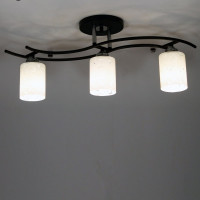 Потолочный светильник ЭЛЕТЕХ Стиль 131 черн.(Плафон 8498) НПБ 01-3x60-178 Е27 [ИМ] 1005405038