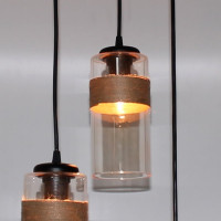 Подвесной светильник ЭЛЕТЕХ Эмма 231 черн.(Плафон 8764) НСБ 01-3x60-164 Е27 ИУ 1005251640