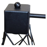 Потолочный светильник ЭЛЕТЕХ Дельта 141 черн.муар НПБ 01-4x60-126 Е27 ИУ 1005404784