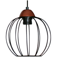 Подвесной светильник ЭЛЕТЕХ Конти 211 черн.муар медь (Плафон Шар) НСБ 01-60-169 Е27 [ИМ] 1005405022