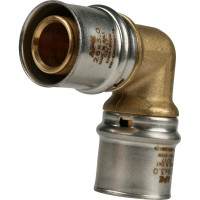 Угольник для металлопластиковых труб STOUT SFS-0003-002626 90 град, 26x26 RG008S9DIJ05GO