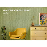 Обои стеклотканевые XGLASS Gold Елка крупная 1x25 м 290072