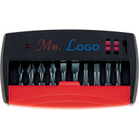 Набор торсионных бит 10 шт + магнитный держатель 65 мм Mr. Logo D010GMT-11