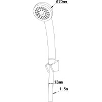 Комплект смесителя для ванны/душа LATUNO L10104, EAN 1600000797437