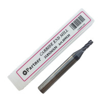 Фреза концевая твердосплавная универсальная до 45 НRC Серия 309 (3х8х50 мм; 4-х перая; AlTiN; хв-к 6 мм) Partner 309030