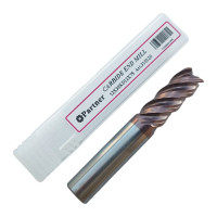 Фреза концевая твердосплавная до 65 НRC Серия 310 (12х30х75 мм; 4-х перая; TiAlSIN; 45 градусов; хв-к 12 мм) Partner 310120