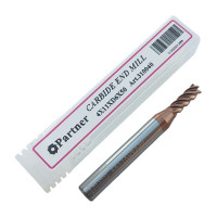 Фреза концевая твердосплавная до 65 НRC Серия 310 (4х11х50 мм; 4-х перая; TiAlSIN; 45 градусов; хв-к 6 мм) Partner 310040