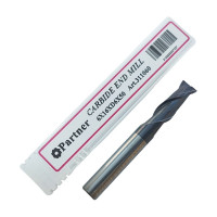 Фреза концевая твердосплавная универсальная до 45 НRC Серия 311 (6х16х50 мм; 2-х перая; AlTiN; хв-к 6 мм) Partner 311060