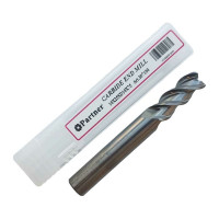 Фреза концевая твердосплавная по цветному металлу (10х25х75 мм; 3-х перая; хв-к 10 мм) Partner 307100