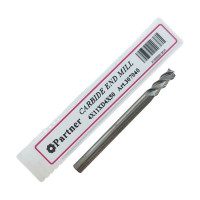 Фреза концевая твердосплавная по цветному металлу (4х11х50 мм; 3-х перая; хв-к 4 мм) Partner 307040