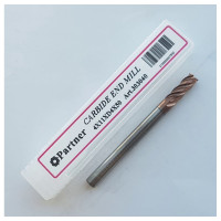 Фреза концевая твердосплавная по нержавеющей стали Серия 303 (4х11х50 мм; 4-х перая; TiAlSIN; 38/41 градусов) Partner 303040