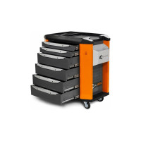Инструментальная тележка Toollbox с экраном серии premium ТВР-6 RAL 2008