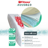 Мешки для пылесосов MIE 02 (4) Allergo 4 шт + моторный и микрофильтр FILTERO 05952