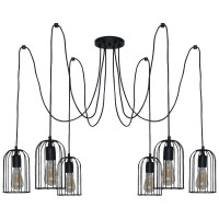 Подвесной светильник ЭЛЕТЕХ Танго 161 черн.муар НСБ 01-6x60 -104 Е27 [ИМ] 1005405019