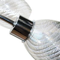 Потолочный светильник ЭЛЕТЕХ 11267-3/8 хром (Плафон 8826) НПБ 01-8x40-110 Е14 ИУ 1005404853