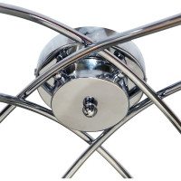 Потолочный светильник ЭЛЕТЕХ 11267-3/8 хром (Плафон 8826) НПБ 01-8x40-110 Е14 ИУ 1005404853