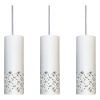 Подвесной светильник ЭЛЕТЕХ Касабланка 231 белый муар НСБ 01-3x60-162 Е27 ИУ 1005404802