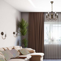 Светильник ЭЛЕТЕХ Рустика 254 черный, матовый, золото НСБ 01-5x60-126 Е14 ИУ 1005404273