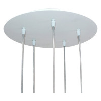 Подвесной светильник ЭЛЕТЕХ Касабланка 251 белый муар НСБ 01-5x60-135 Е27 ИУ 1005404830