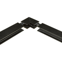 Коннектор для накладных магнитных шинопроводов Uniel UBX-MS22/35 BLACK UL-00008731