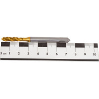 Метчик Partner M5х0.8 HSSE, DIN371, спиральная канавка, Н6, TiN 315050
