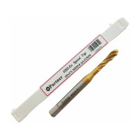 Метчик Partner M5х0.8 HSSE, DIN371, спиральная канавка, Н6, TiN 315050