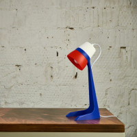 Настольный светильник Uniel ULO-K22 D/E14/A WHITE/BLUE/RED UL-00010040