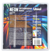 Светодиодная лента Uniel NEON ULS-N03-2835-100LED/m-8mm-IP67-DC12V-11W/m-5M-4000K UL-00009094