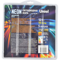 Светодиодная лента Uniel NEON ULS-N03-2835-100LED/m-8mm-IP67-DC12V-11W/m-5M-6500K UL-00009095