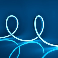 Светодиодная лента Uniel NEON ULS-N11-2835-120LED/m-8mm-IP67-DC24V-10W/m-15M-LIGHTBLUE UL-00009105