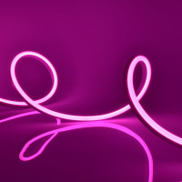 Светодиодная лента Uniel NEON ULS-N11-2835-120LED/m-8mm-IP67-DC24V-10W/m-15M-PINK UL-00009104